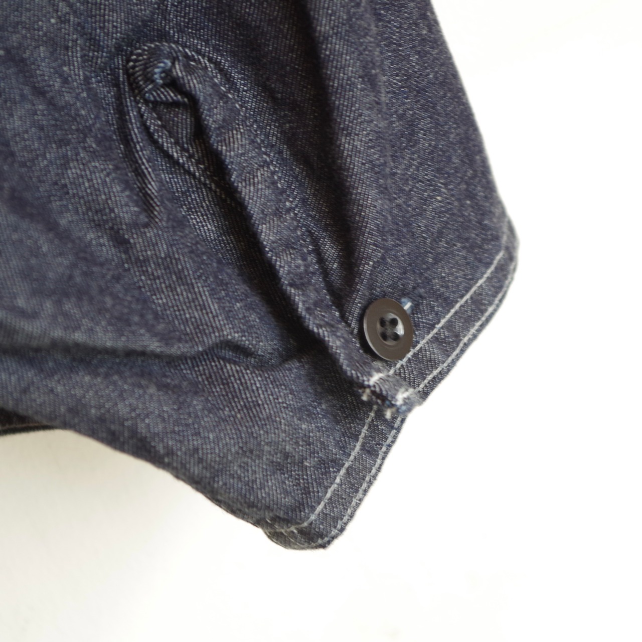 HATSKI  Faux Pullover Denim Shirt