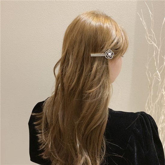 ヘアピン レディース 韓国 ファッション ヘアアクセサリー フラワー 花