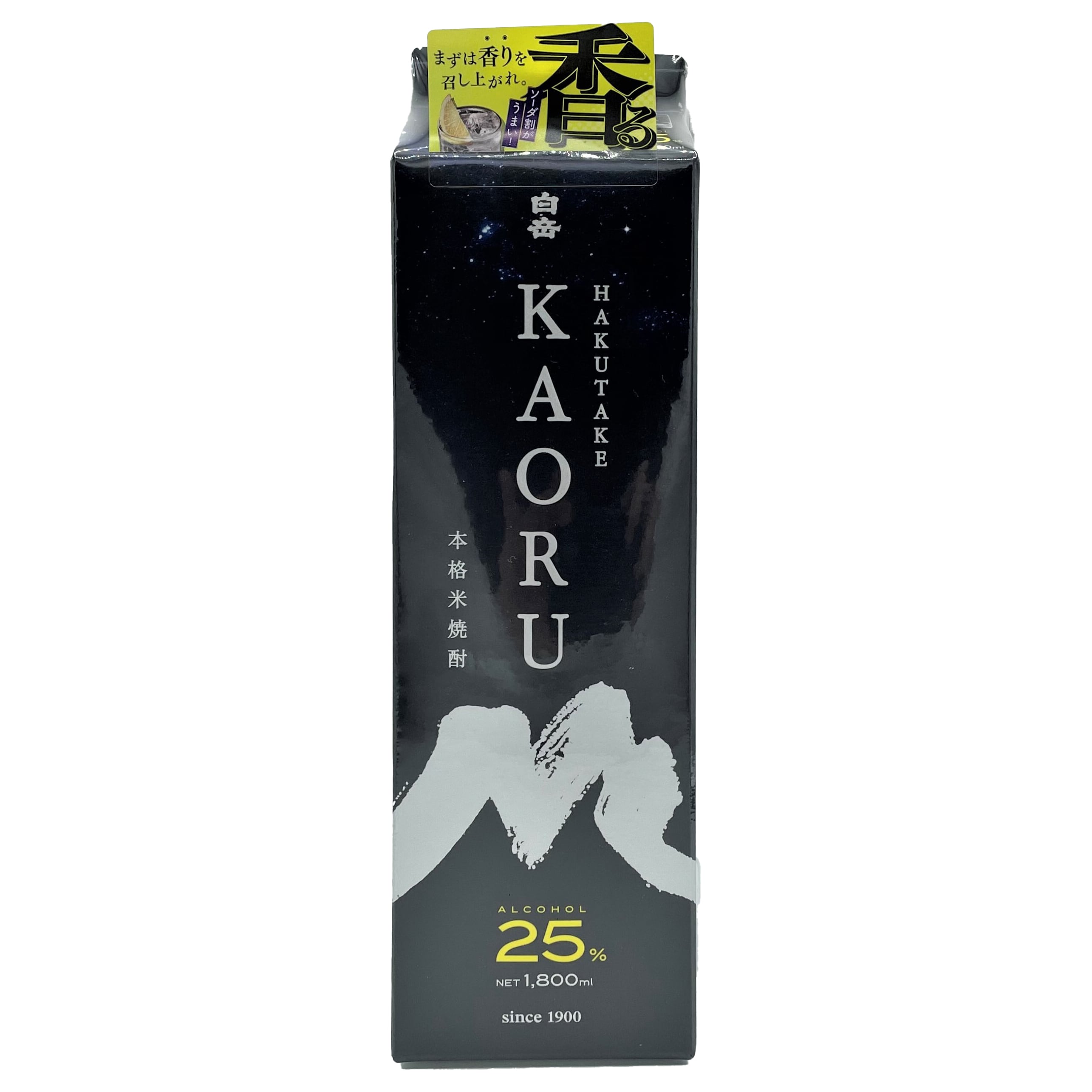 白岳KAORU 1800mlパック | 球磨焼酎専門店 一期屋