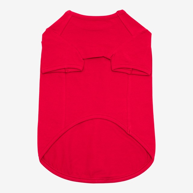 PET HARF SLEEVE T RED