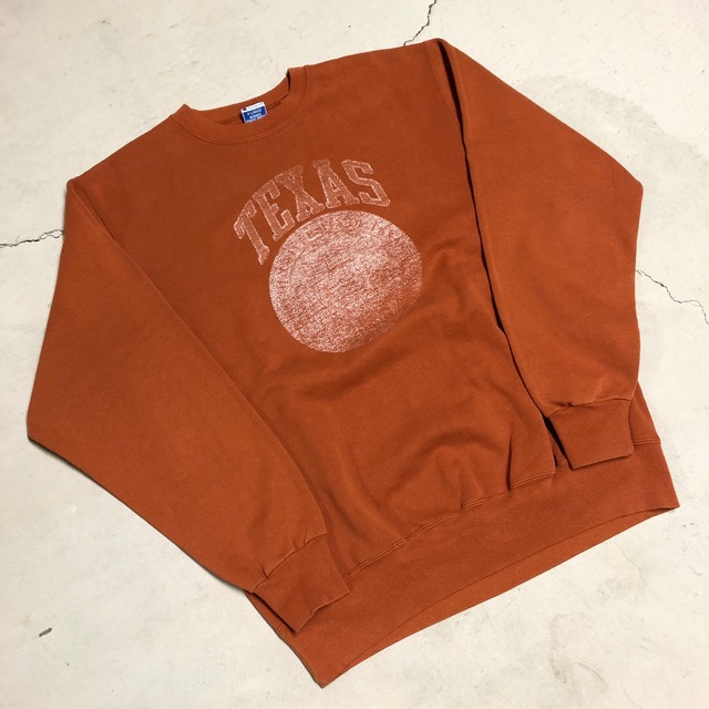 ⊕1990'S CHAMPION TEXAS ORANGE SWEAT SHIRT