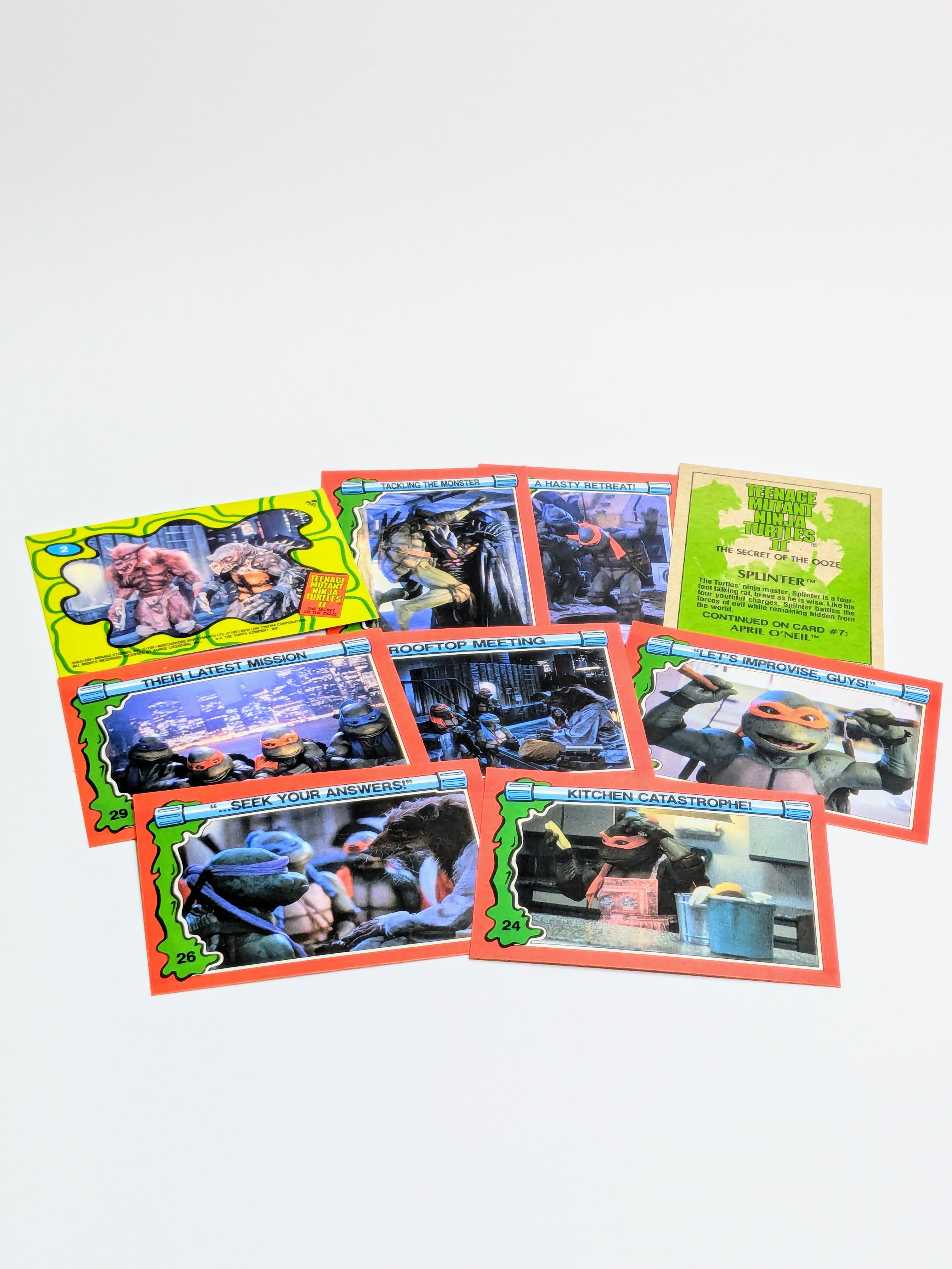 ☆送料無料！☆1991年製 Topps【 Teenage Mutant Ninja Turtles
