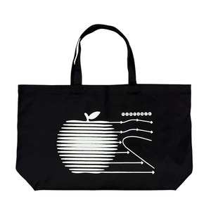 PORTANCE / FLOATING APPLE TOTE BLACK