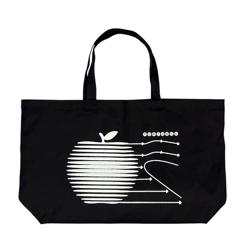 PORTANCE / FLOATING APPLE TOTE BLACK