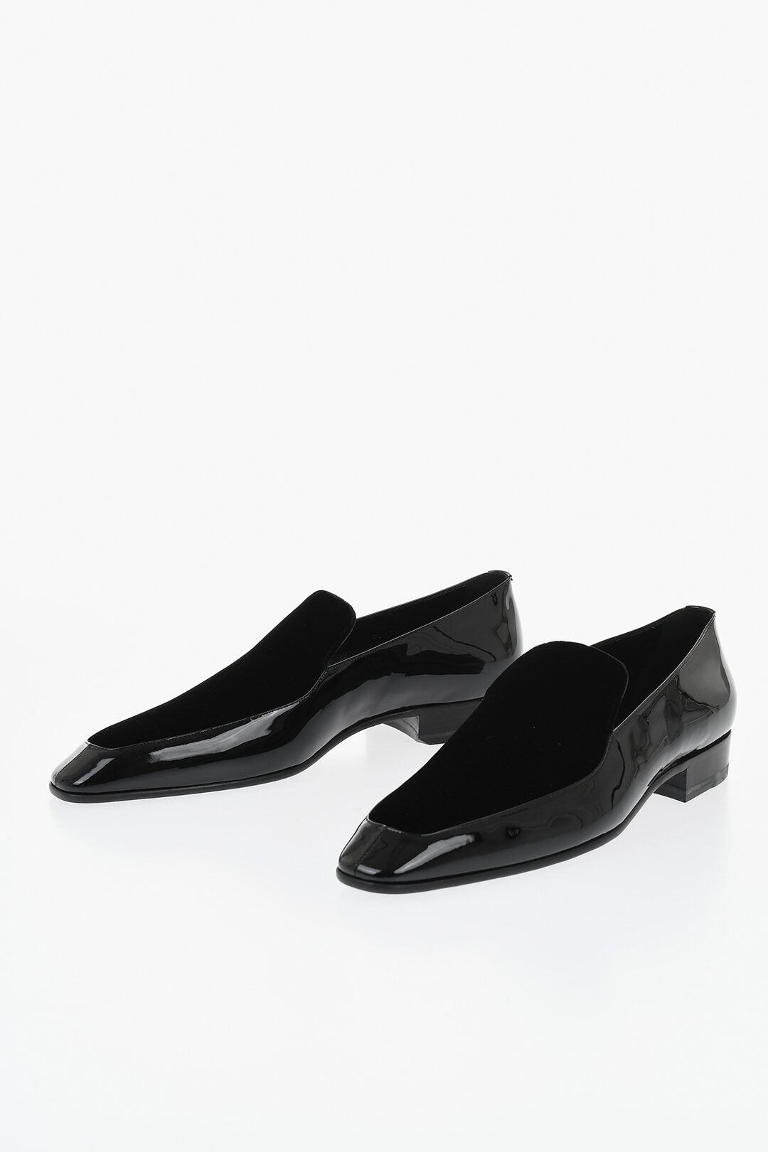 SAINT LAURENT サンローラン ローファー カーフレザー・エナメル