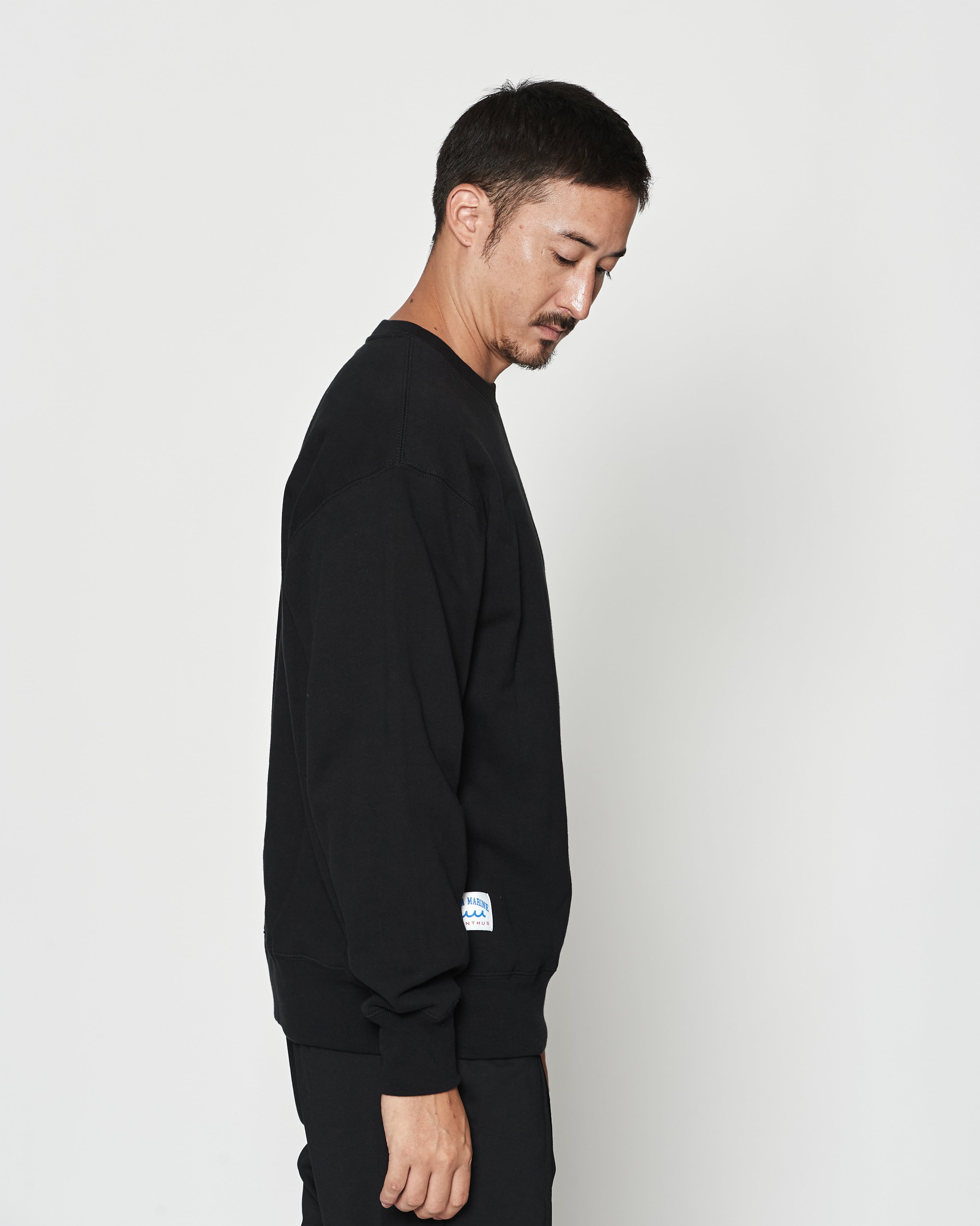 muta MARINE × ACANTHUS オールドロゴ クルーネックスウェット