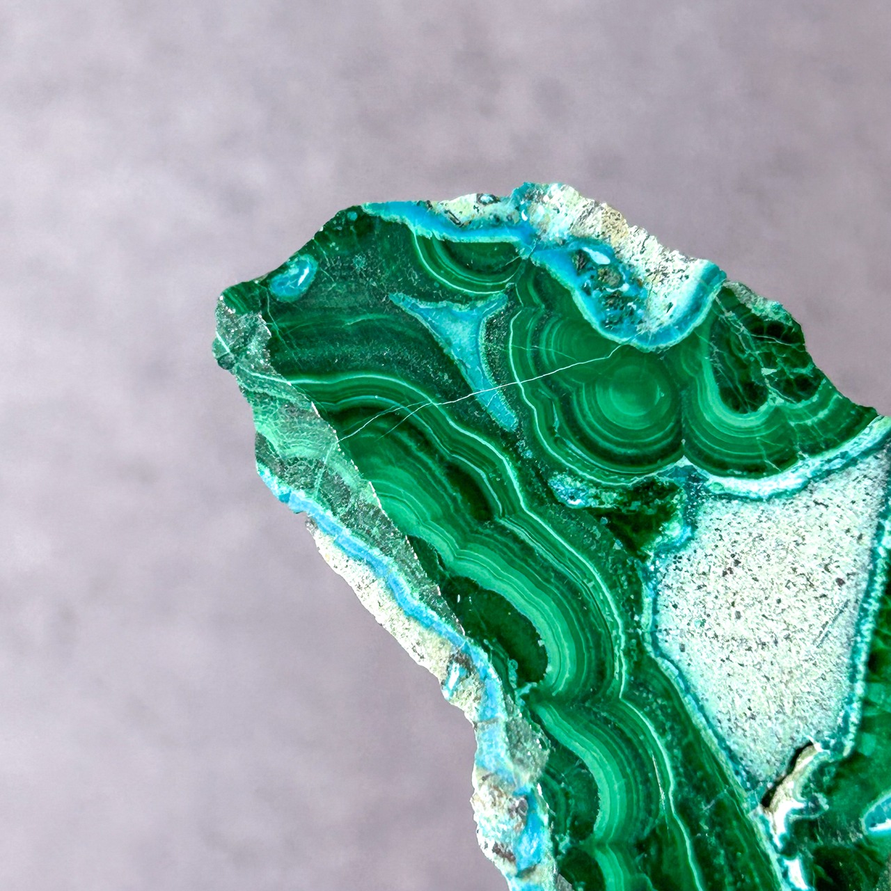 マラカイトクリソコラ プレート