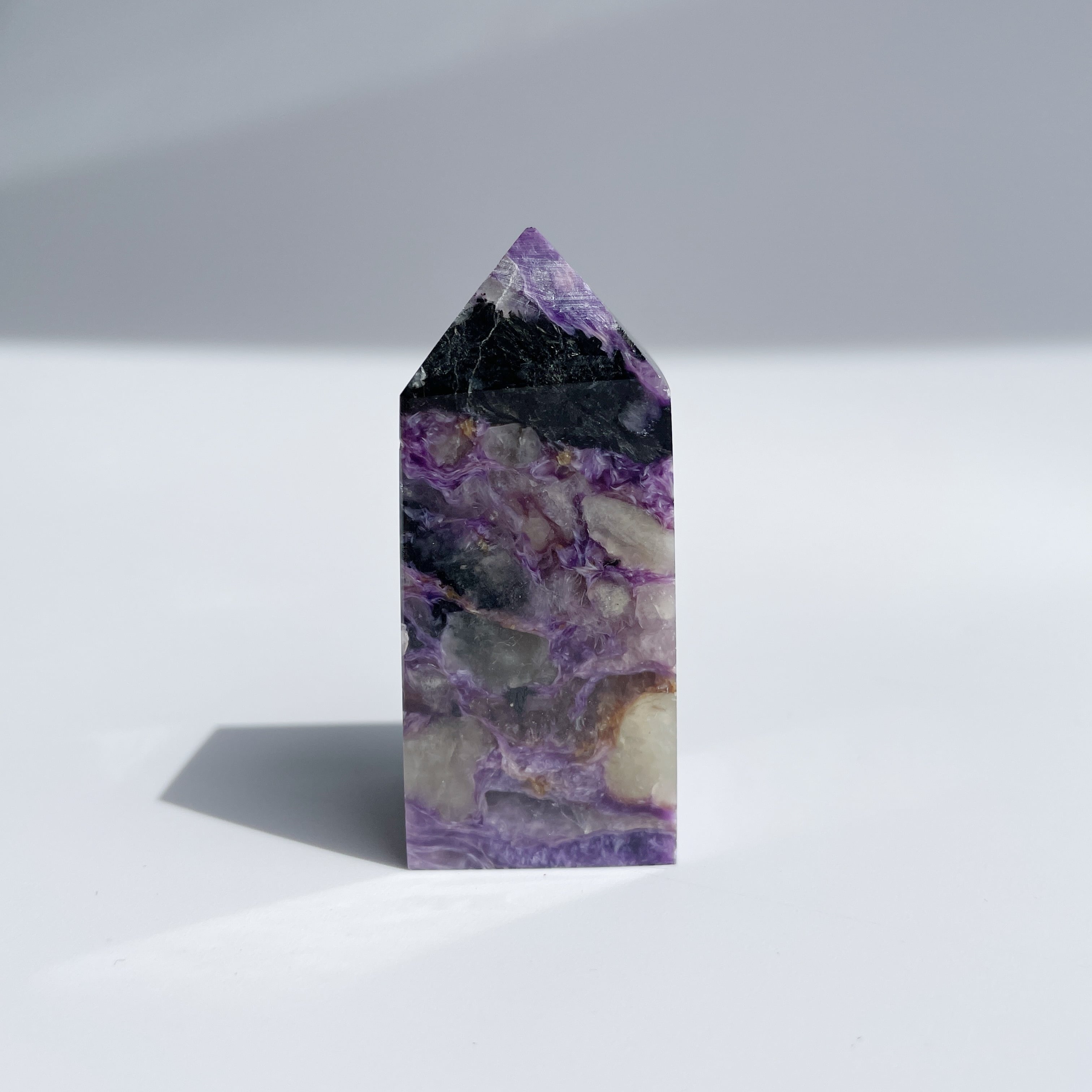 チャロアイト タワー06◇Charoite Tower◇天然石・鉱物