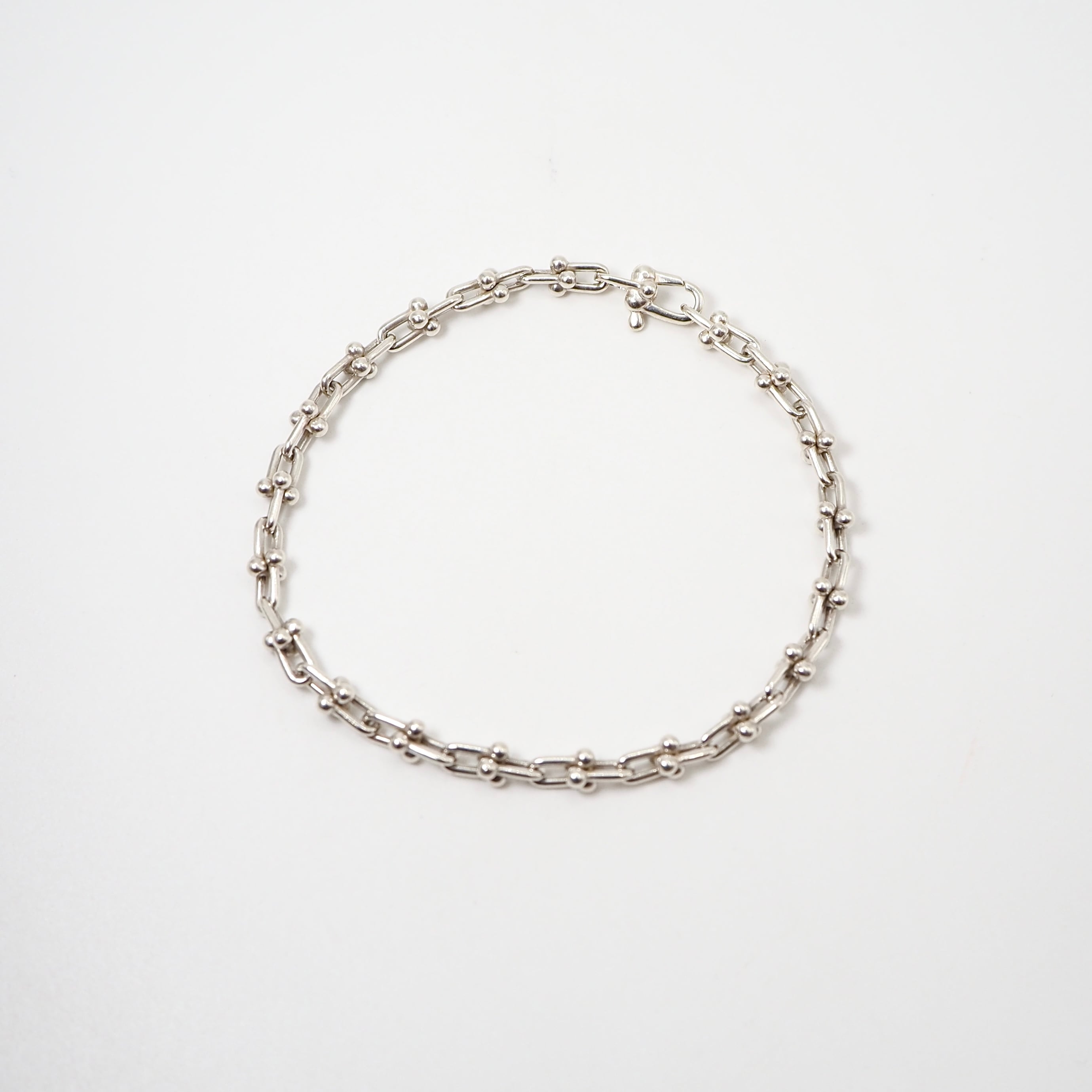 現行品】Tiffany&Co. ハードウェア マイクロリンクブレスレット