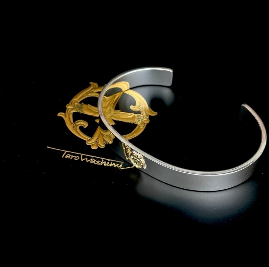 TARO WASHIMI : PLAIN BANGLE 10mm - G002 | Gusset