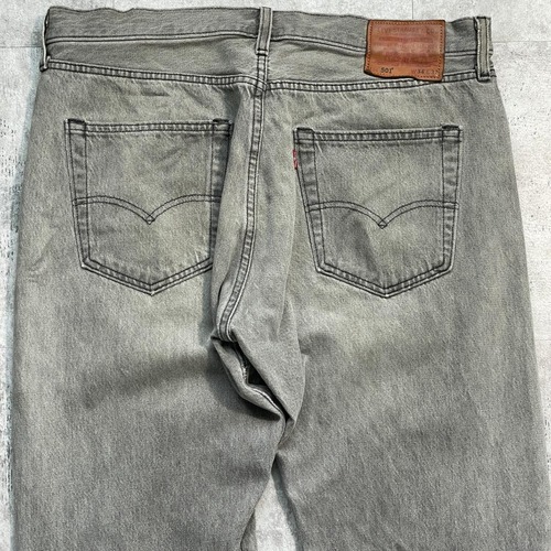 【W34 L32】BIG E levi's 先染ブラック 501 襤褸 詳細写真16