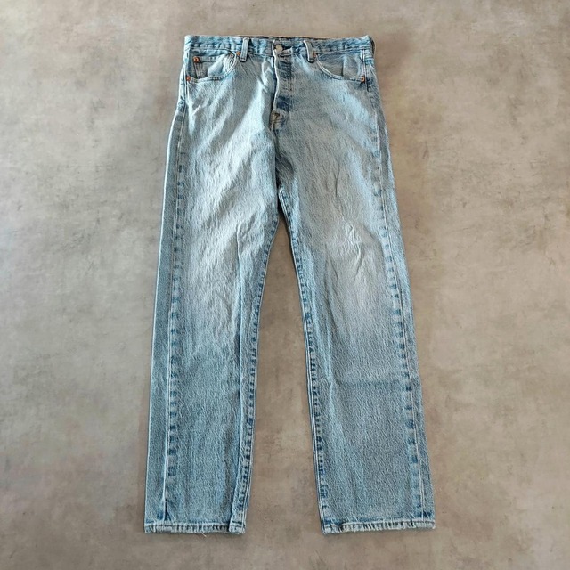リーバイス501 Levis W33 ブルーデニム 青 古着 90s 20752