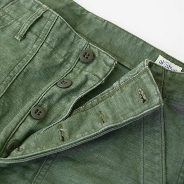 orslow [オアスロウ] M US ARMY FATIGUE GREEN USED [01-5002-216