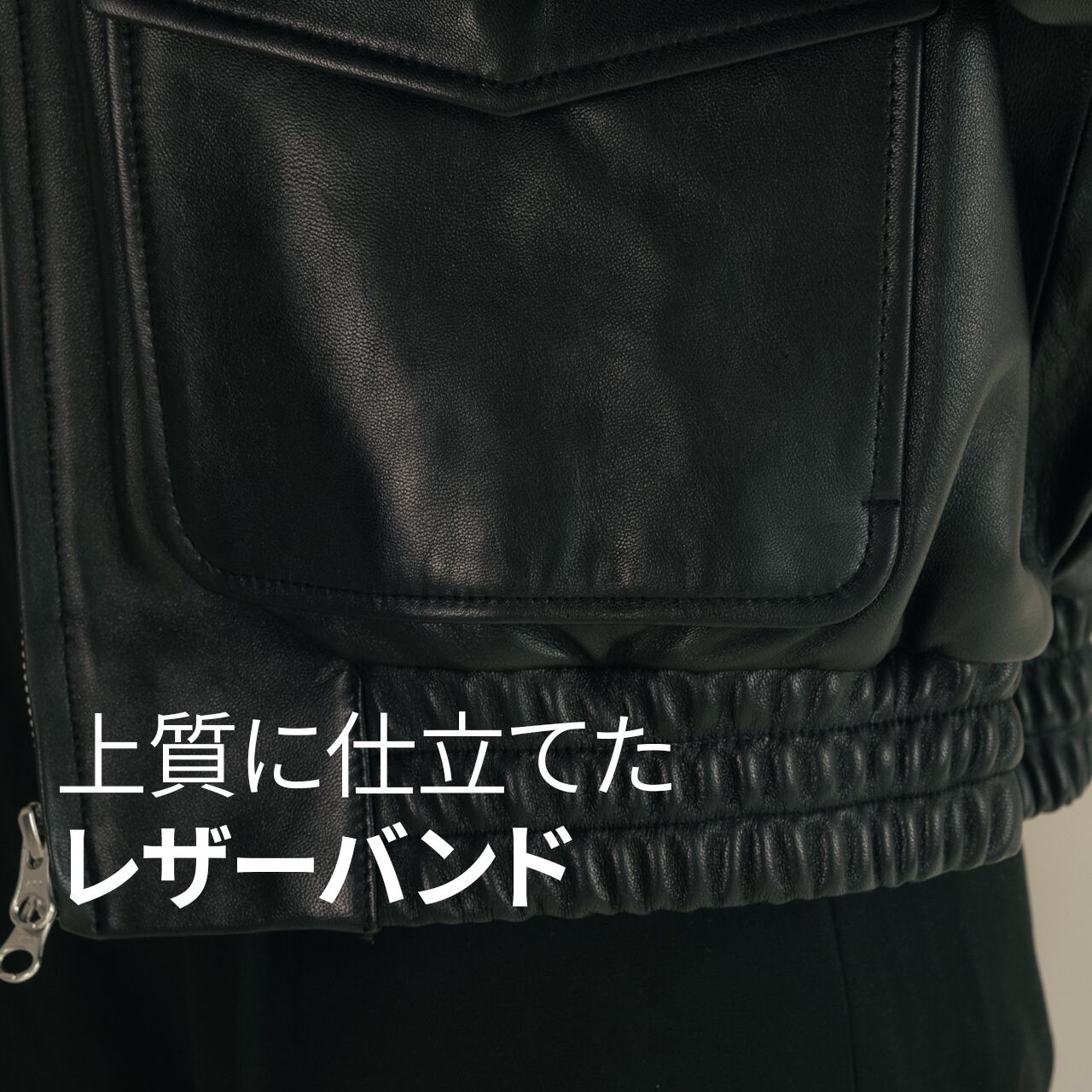 イタリア産ナッパラムレザー A2ボンバージャケット(レディース イタリア産ナッパラムレザー A2ボンバージャケット(レディース