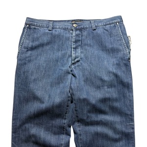 VERSACE bondage denim pants