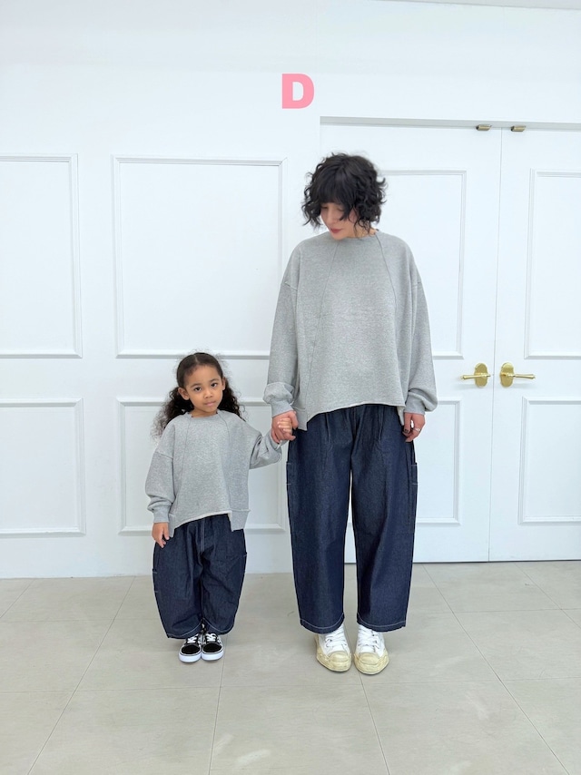 【取寄】dress monster|rework sweatshirt v3 (mom)|リワークスウェットV3(ママ)|FREE|mom|26 autumn