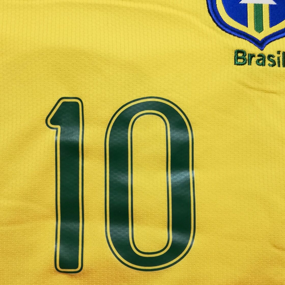 マーク違い] ブラジル代表 2008 Nike ホーム半袖 ユニフォーム #10 