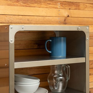 ステンレス キッチンラック 4段