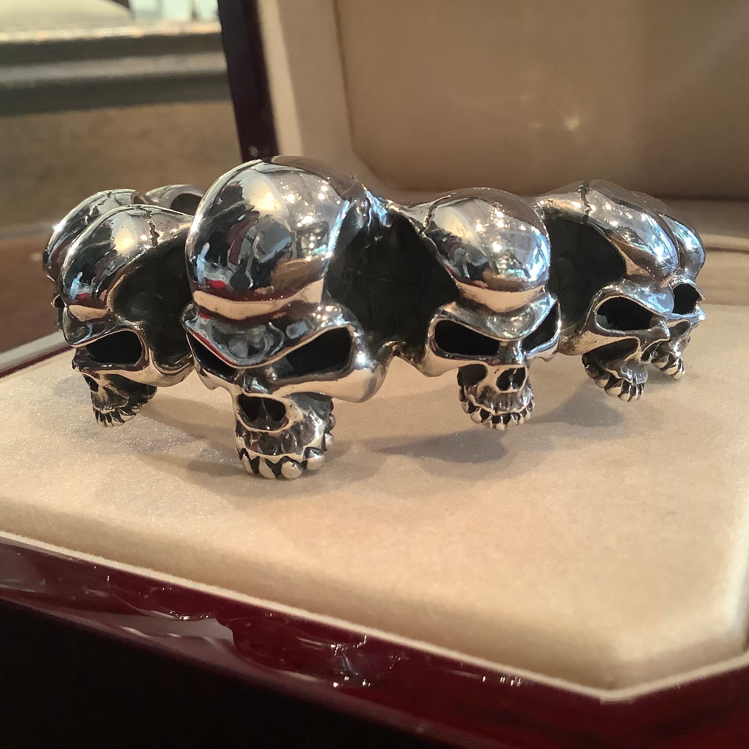 harakiri ブレスレット haraKIRI ハラキリ 髑髏バングル（大）SilverJewelry