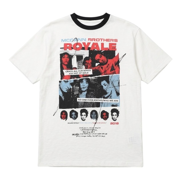 Rock band print short-sleeved T-shirt 0003