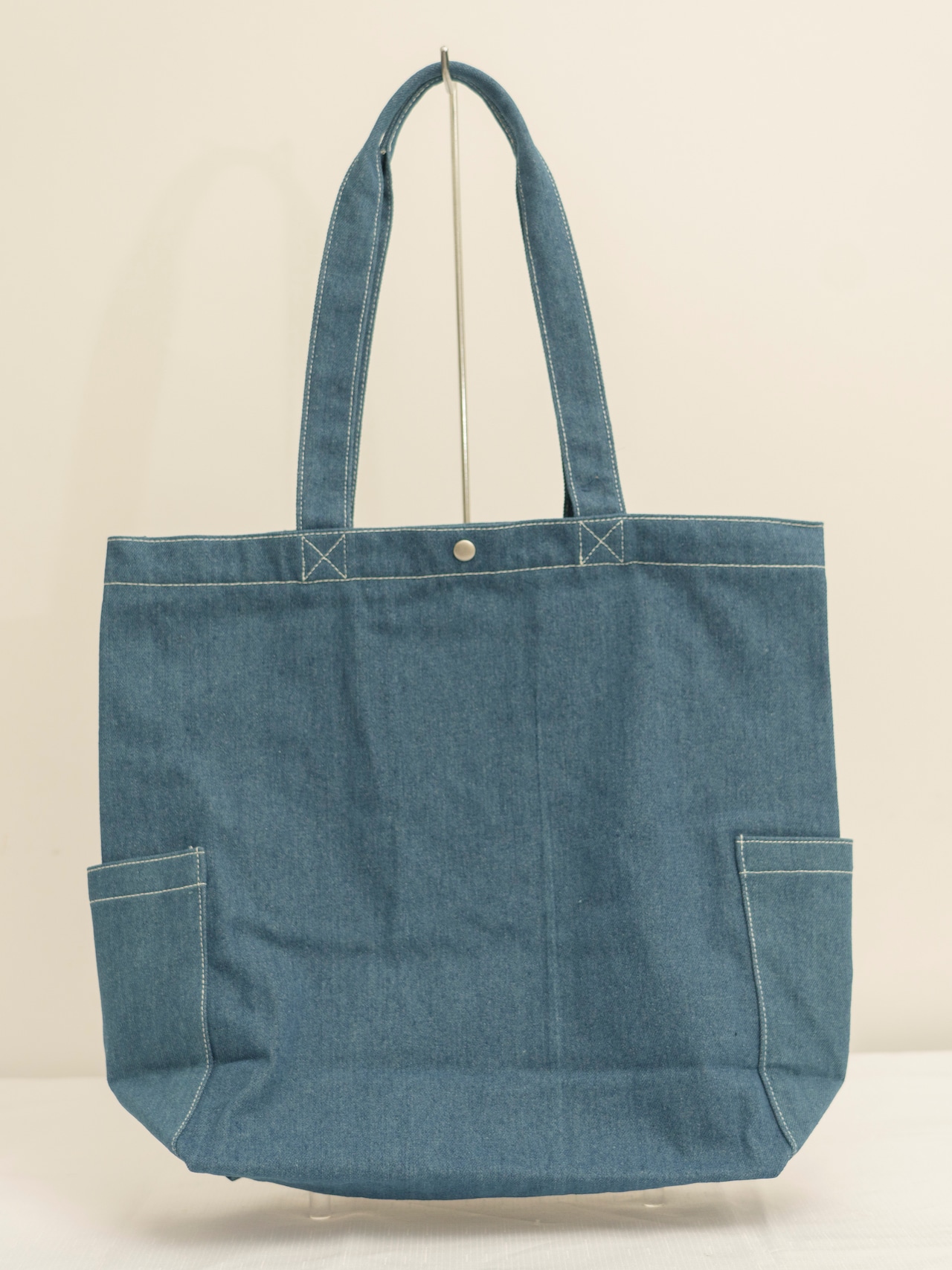 デニムトートバッグ 人魚