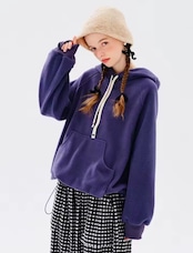 imakokoni パープルカラーオリジナルデザイントップス 234355