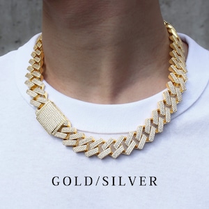 20mm Iced Out Miami Chain Necklace MN1-17