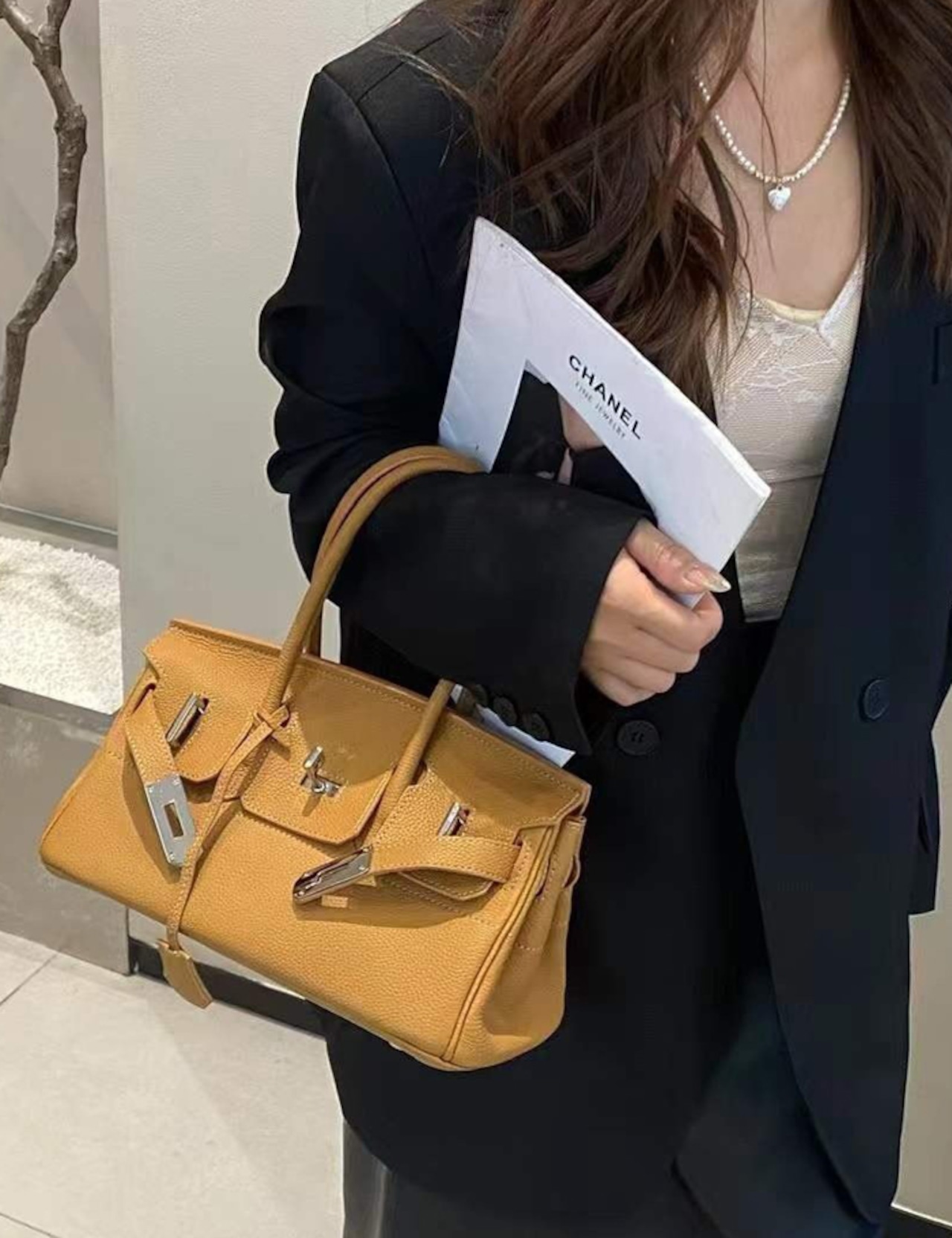 【新作5％OFF・3日間】牛革100％・Rectangular Buckle Bag_6colors