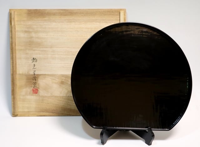 輪島漆半月形卓上膳 5客 | 賢祥堂 うつわ店