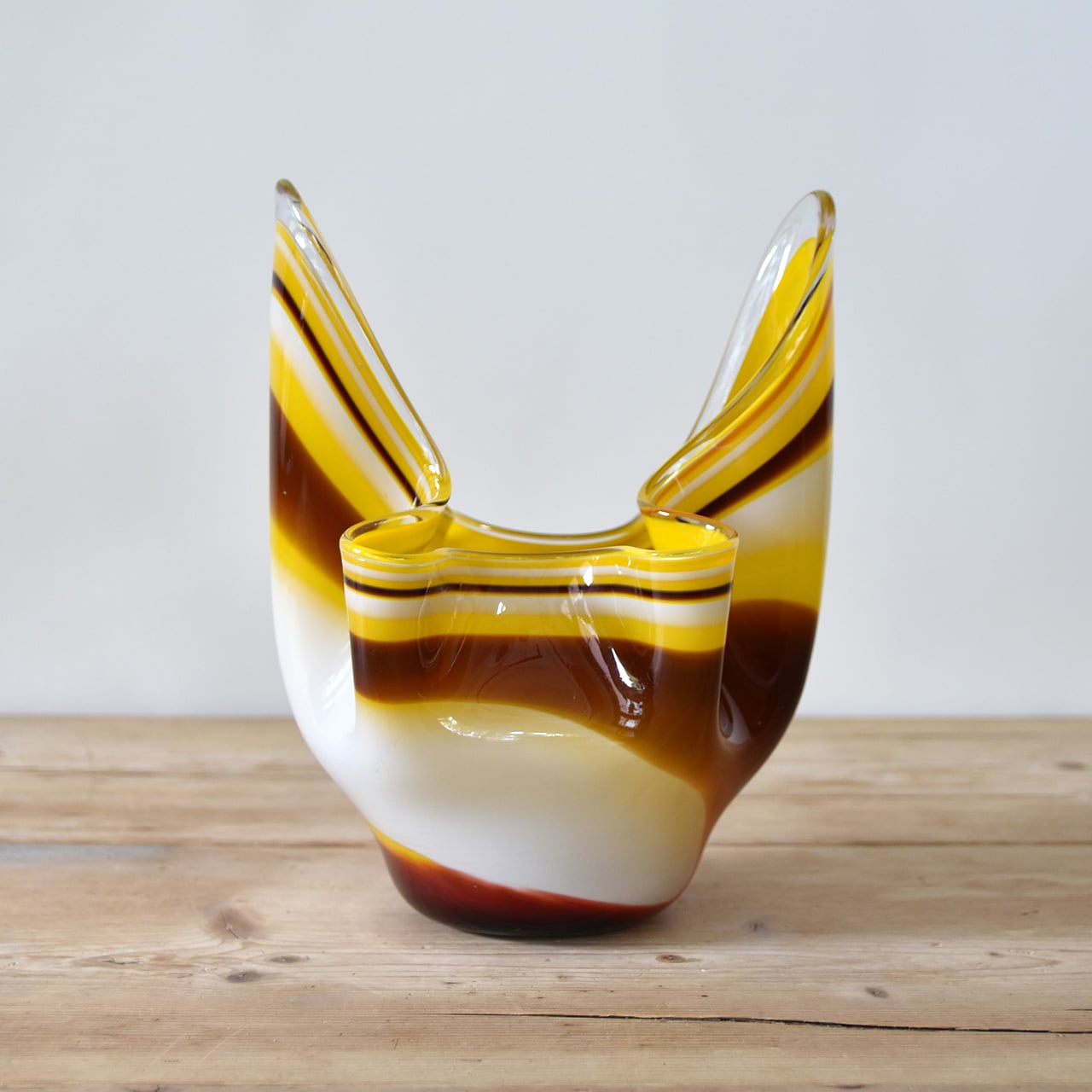 Glass Flower Vase / ガラス フラワーベース 花瓶 / GV   BANSE