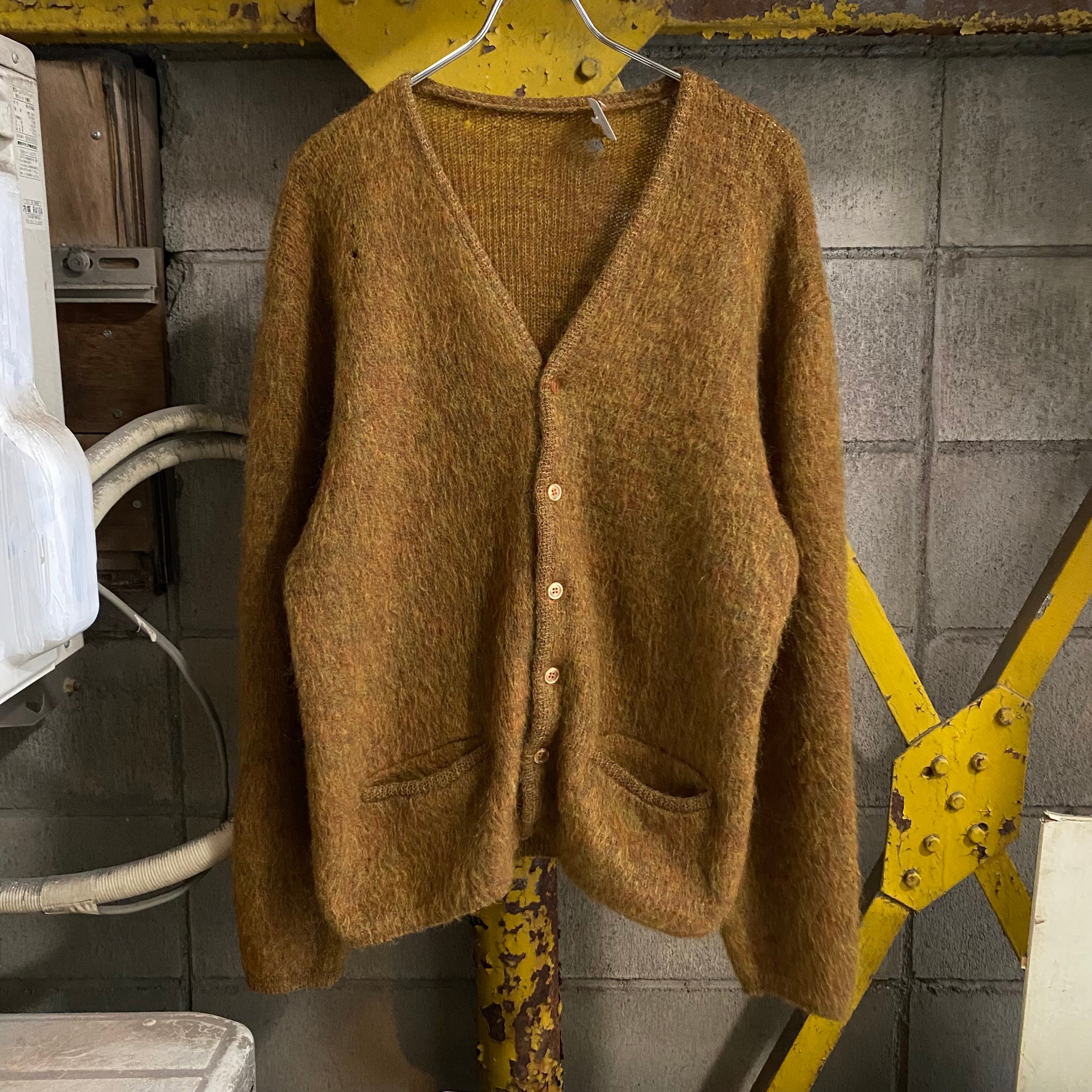 60s ヴィンテージモヘアカーディガン Mohair Cardigan モヘア75%】60's Vintage Mohair Cardigan | 下北沢SPiKe＆SPiCe