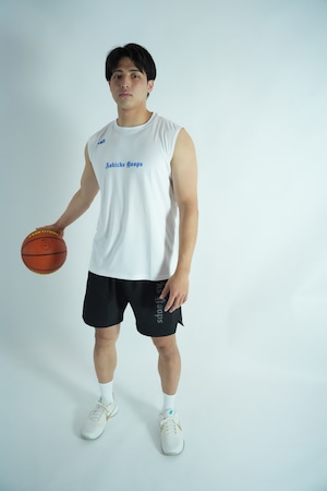 Logo Sleeveless Tee - black/neon yellow