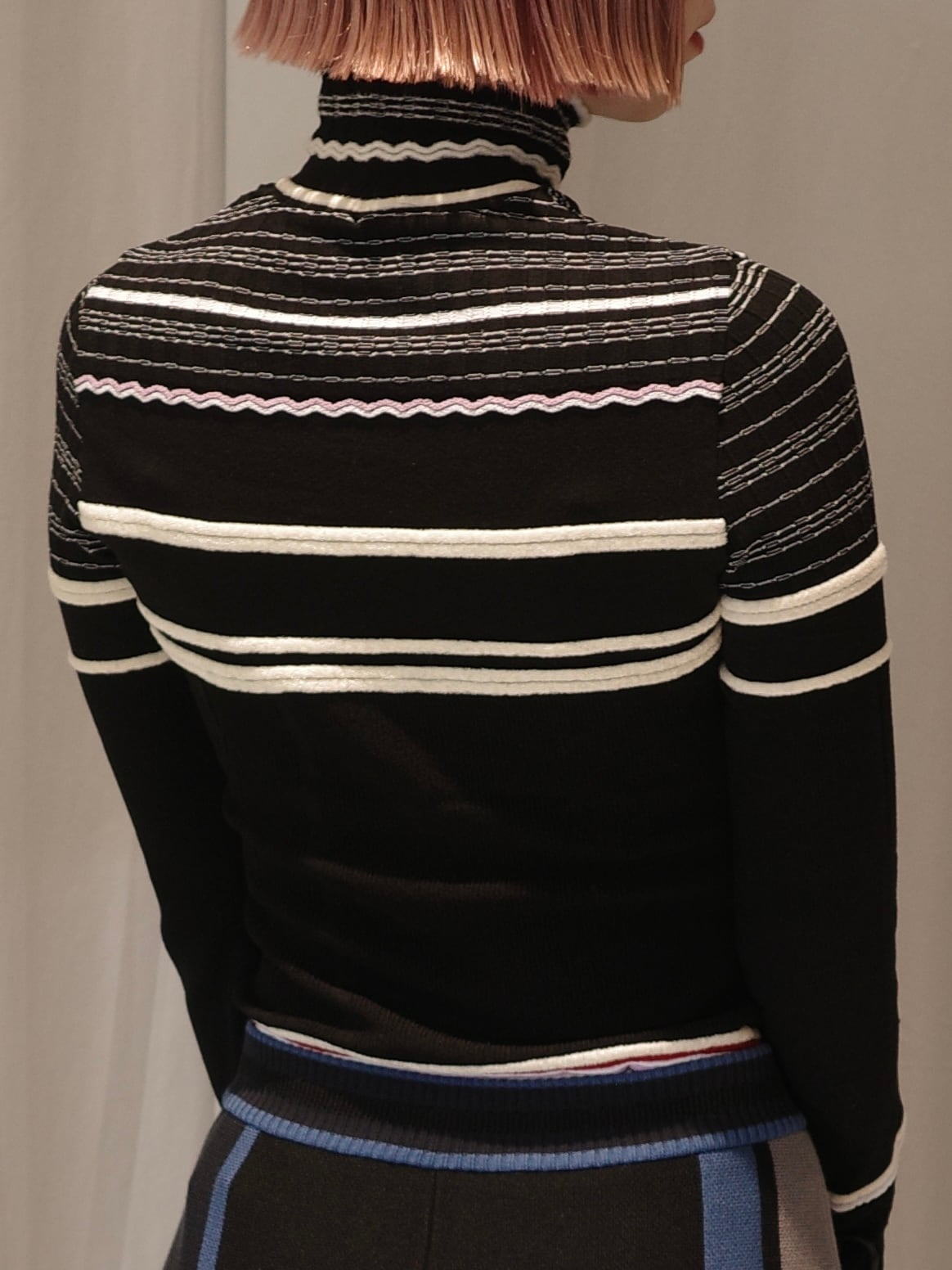 25AW】Mame Kurogouchi マメ クロゴウチ / Floral Motif Intarsia