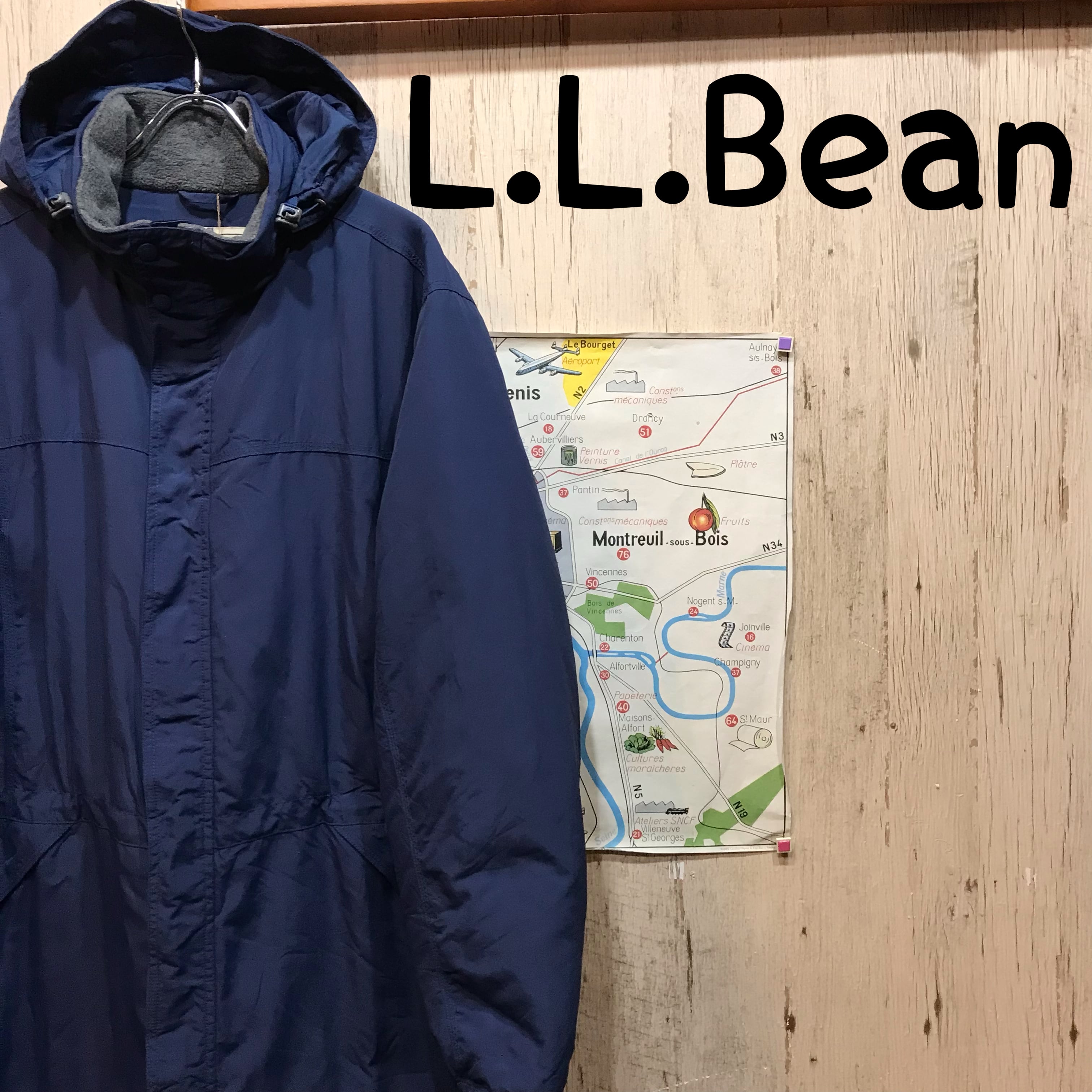 L.L.Bean エルエルビーン マウンテンパーカー L 古着 (1173) | 温古着新