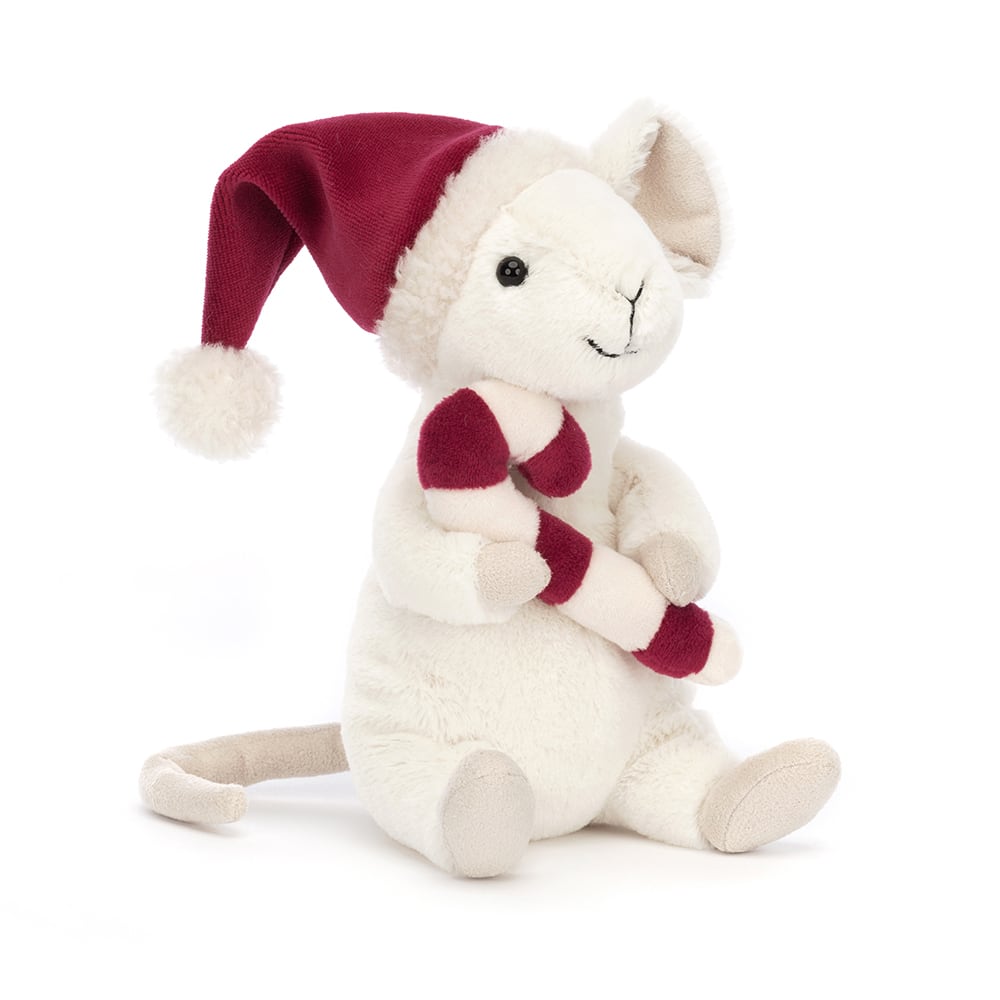 JELLYCAT Merry Mouse Candy Cane ぬいぐるみ ねずみ クリスマス ...