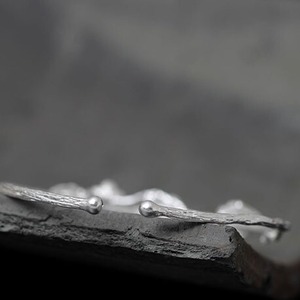 梅の花のバングル　SILVER　0229