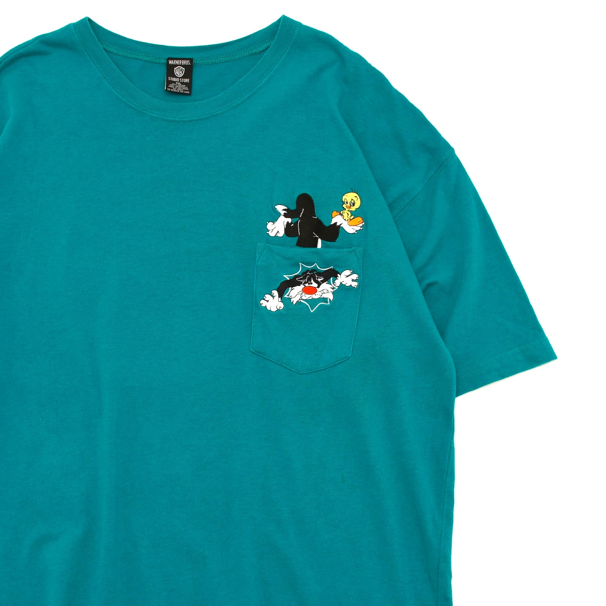 WARNER BROS. Looney Tunes embroidery T-shirt | 古着屋 grin days memory  【公式】古着通販 オンラインストア