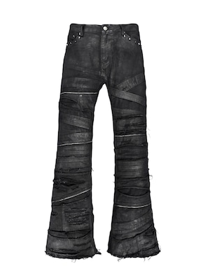 【DES'N'ATE】FAULT LINE WAXED DENIM PANTS