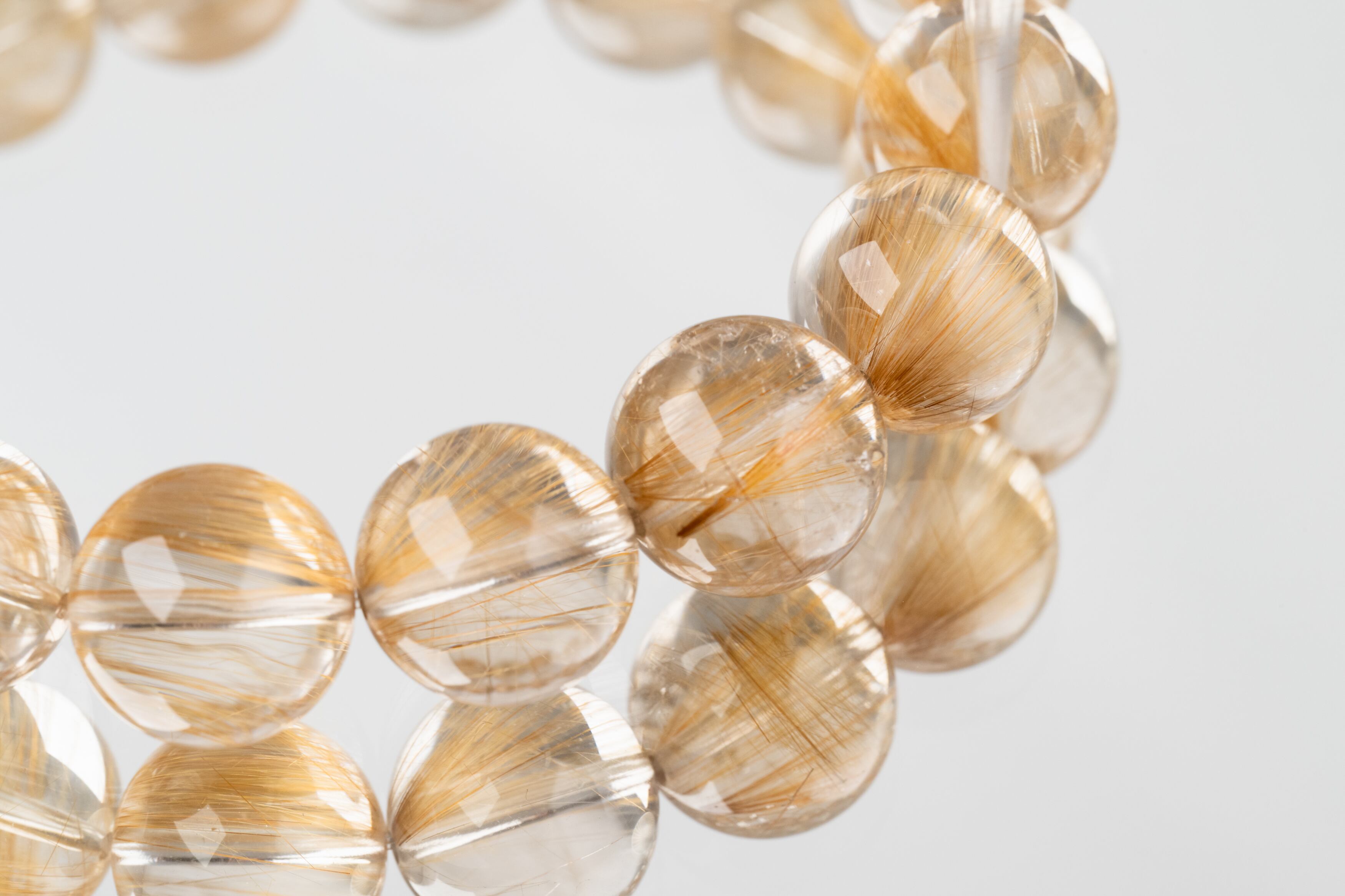 ルチルクォーツブレスレット　ヴィーナスヘアルチル