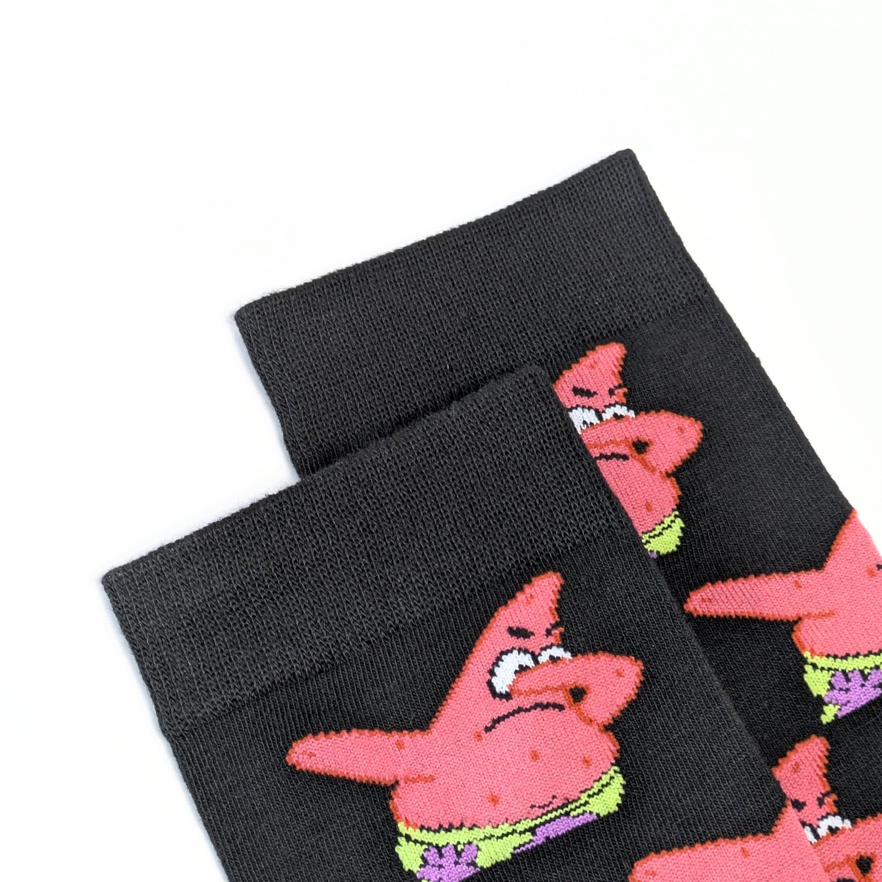 ♧【 crew socks / クルーソックス 】SpongeBob SquarePants ( スポンジボブ ) / パトリック 靴下 / ソックス〚アメリカン雑貨 アメトイ〛