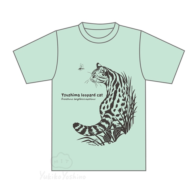 オーガニックコットンTシャツ【みあげるにゃ】　