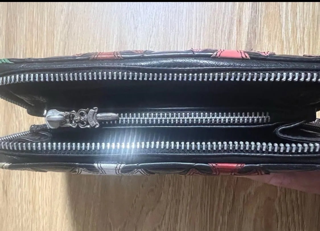 CHROME HEARTS クロムハーツ マルチカラー クロス ラウンドジップ