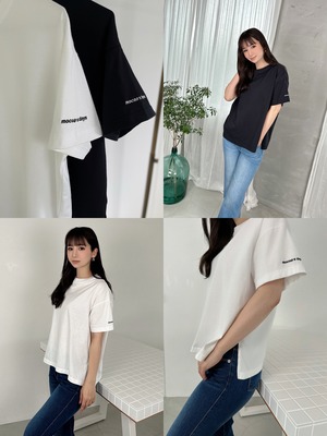 mocoa's days サイドスリットTシャツ【汗染み防止素材】￥4,900+tax