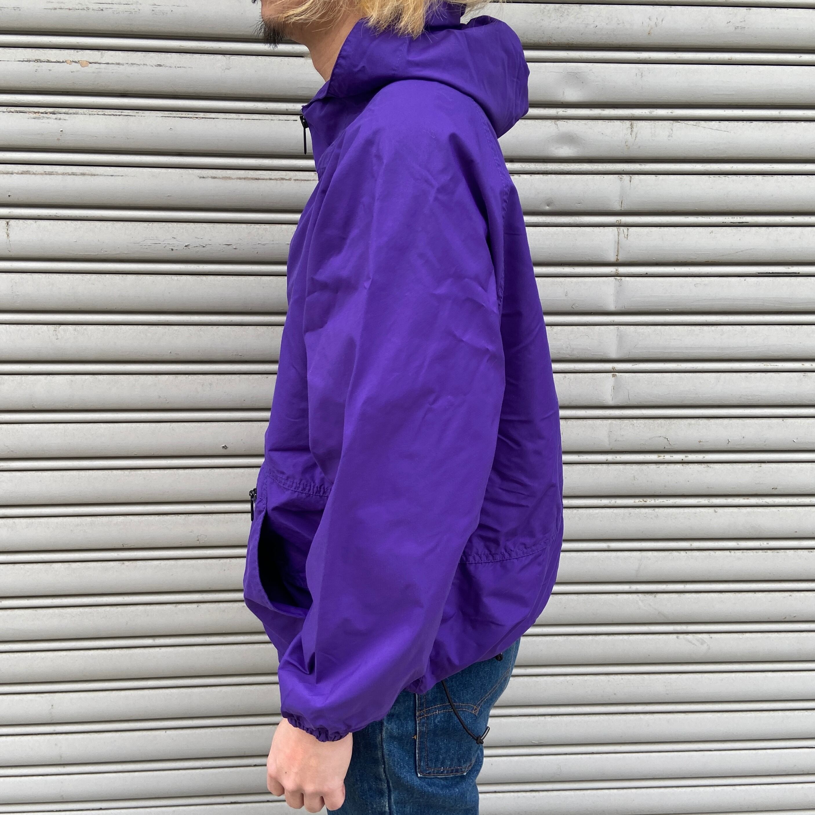 80s Woolrich ウールリッチ アノラックパーカー パープル M相当 | 古着