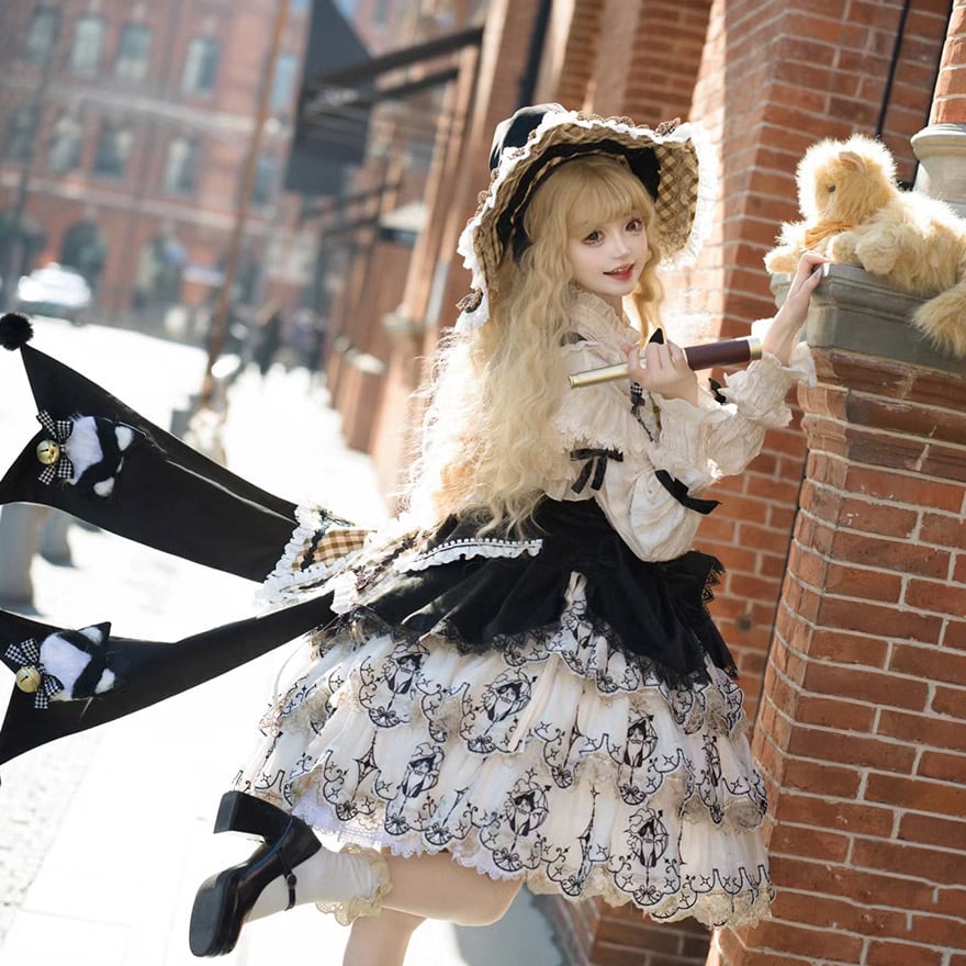 ゴスロリ通販 With U 長袖シャツ ケープ カーディガン ゴスロリ 地雷系