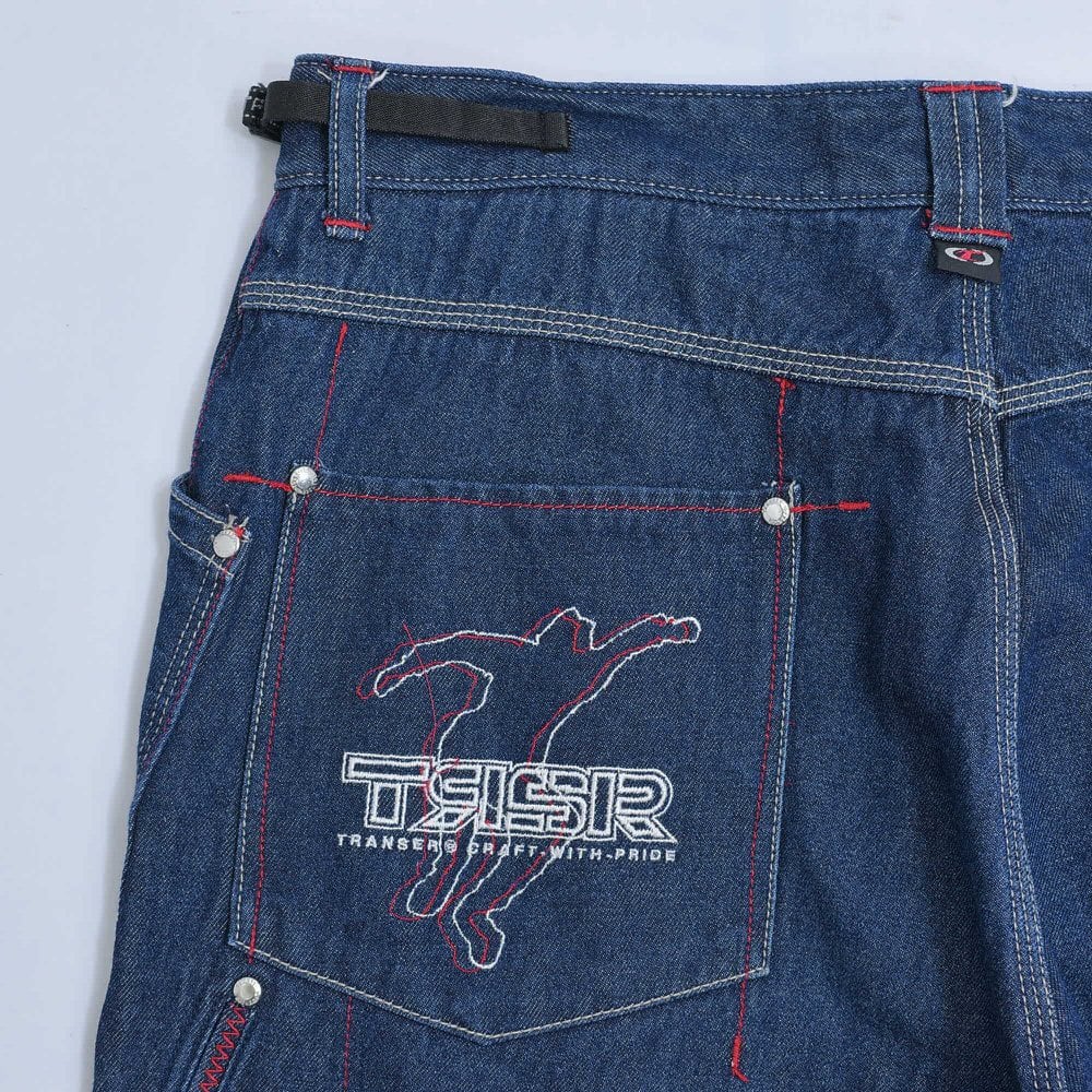 90s～ Transer マルチポケット デザイン デニム バギーパンツ 