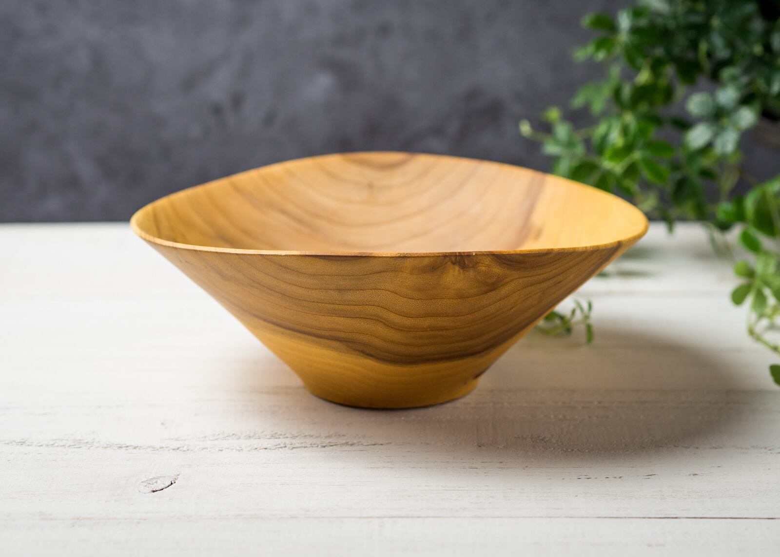 クスノキ材 サラダボウル L（グリーンウッドターニング・木の器・生木