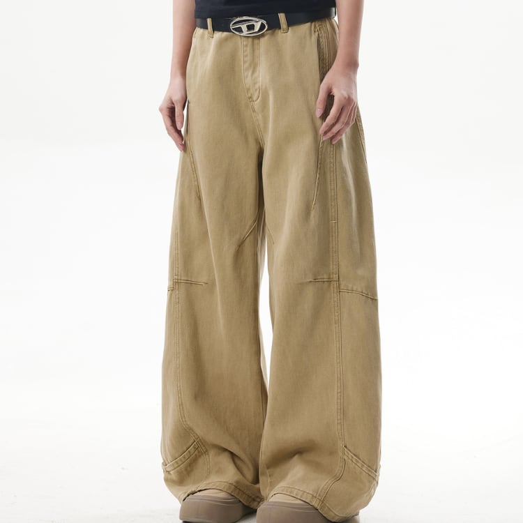 ワイド ストレート フルレングス パンツ L00162