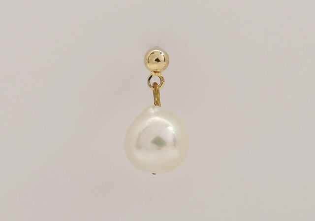 アコヤ真珠マスクチャーム(金色・スモールボール)