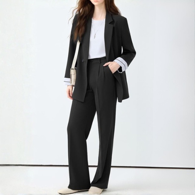 Cuff line jacket setup 3 colors　V2735